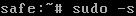 sudo